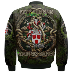 Fitz Simons Bomber Jackets Ireland Is My Root Style