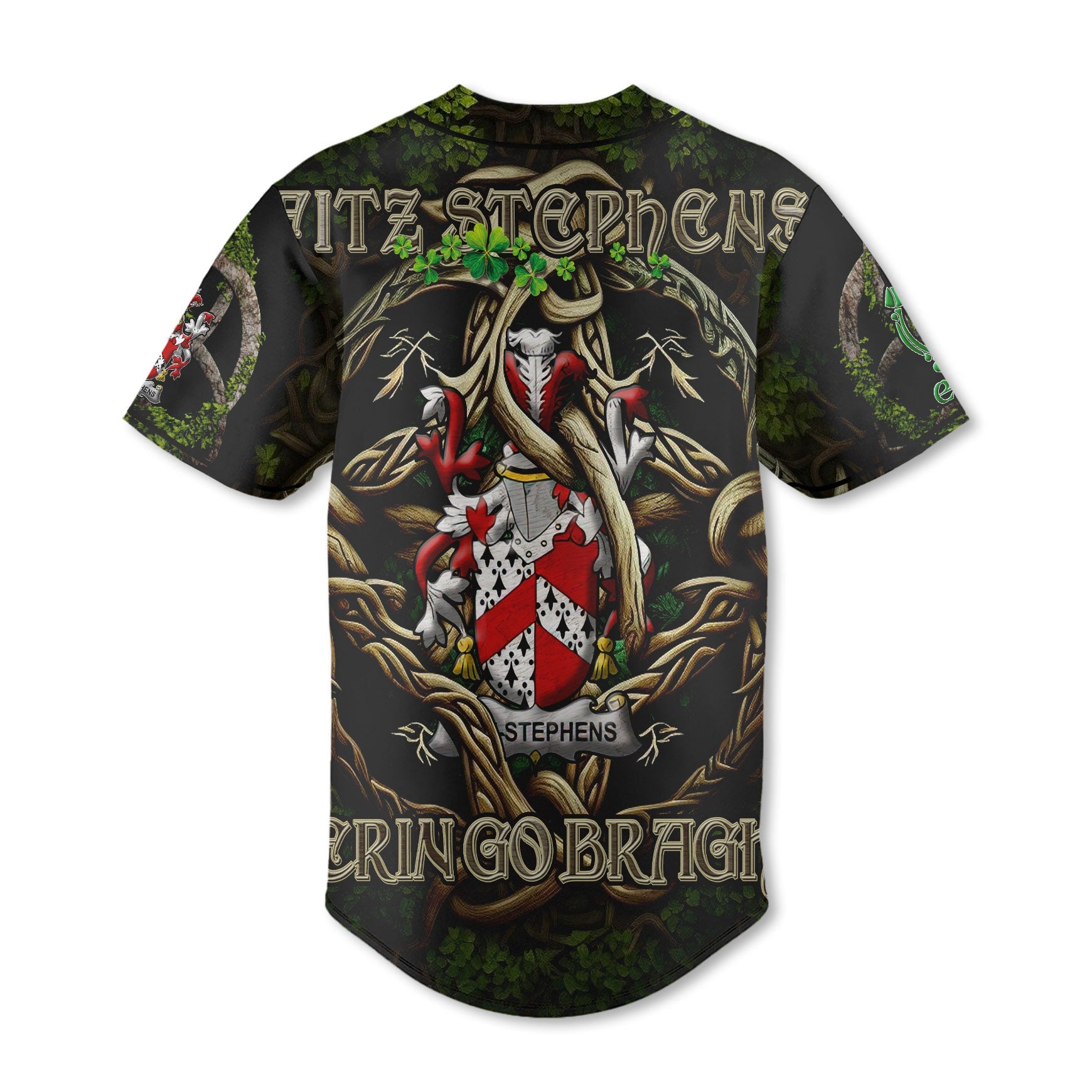 Fitz Stephens Baseball Jerseys Ireland Is My Root Style