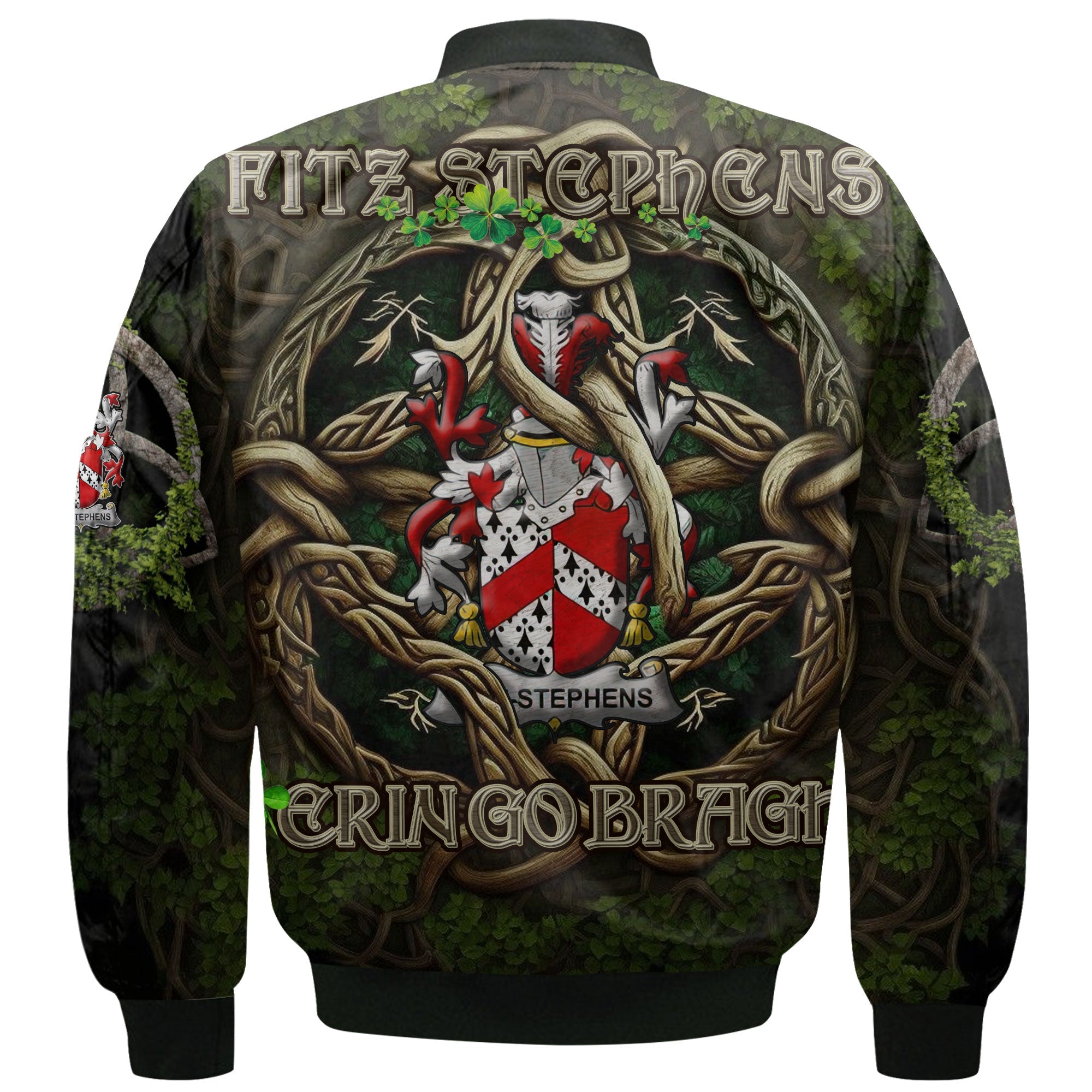 Fitz Stephens Bomber Jackets Ireland Is My Root Style
