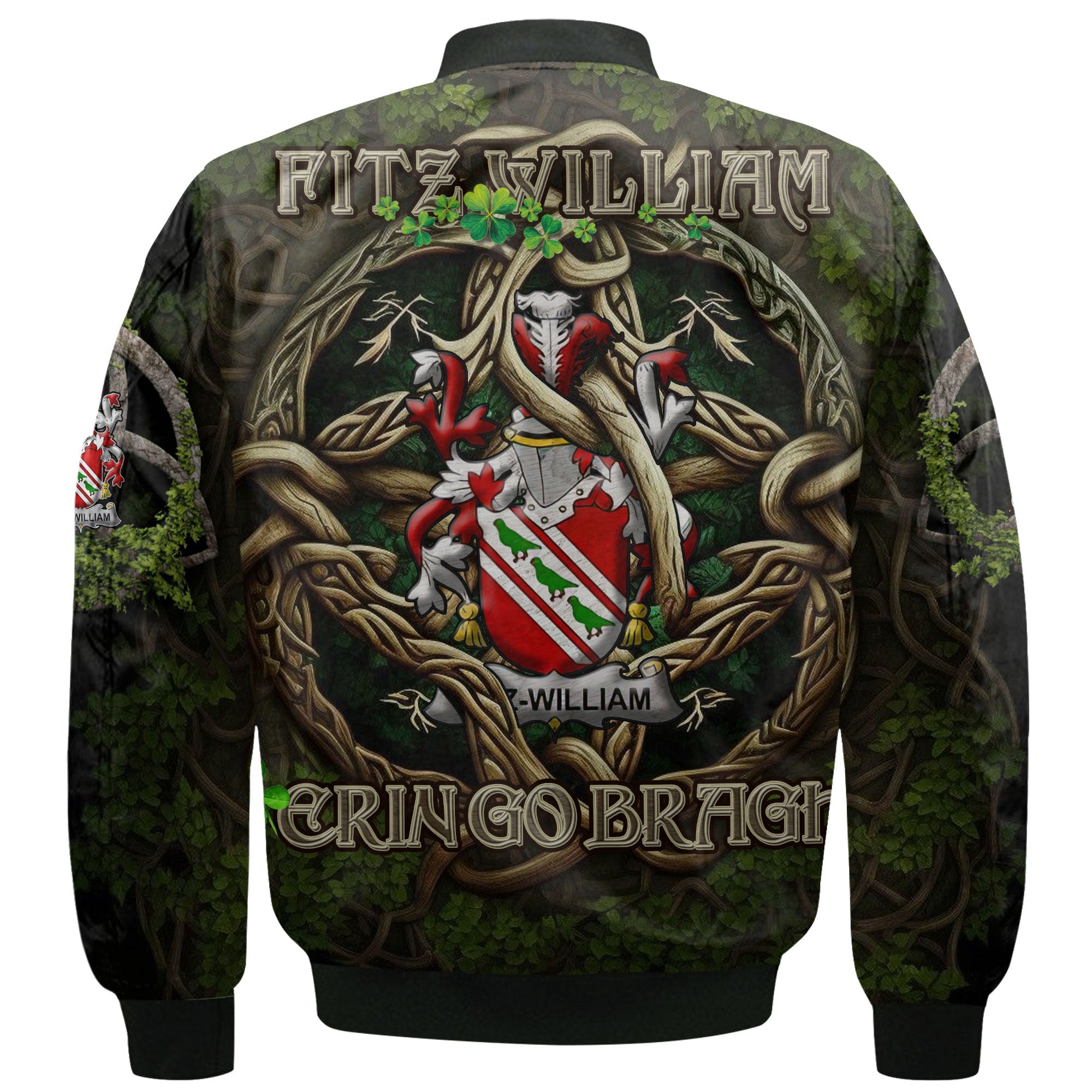 Fitz William Bomber Jackets Ireland Is My Root Style