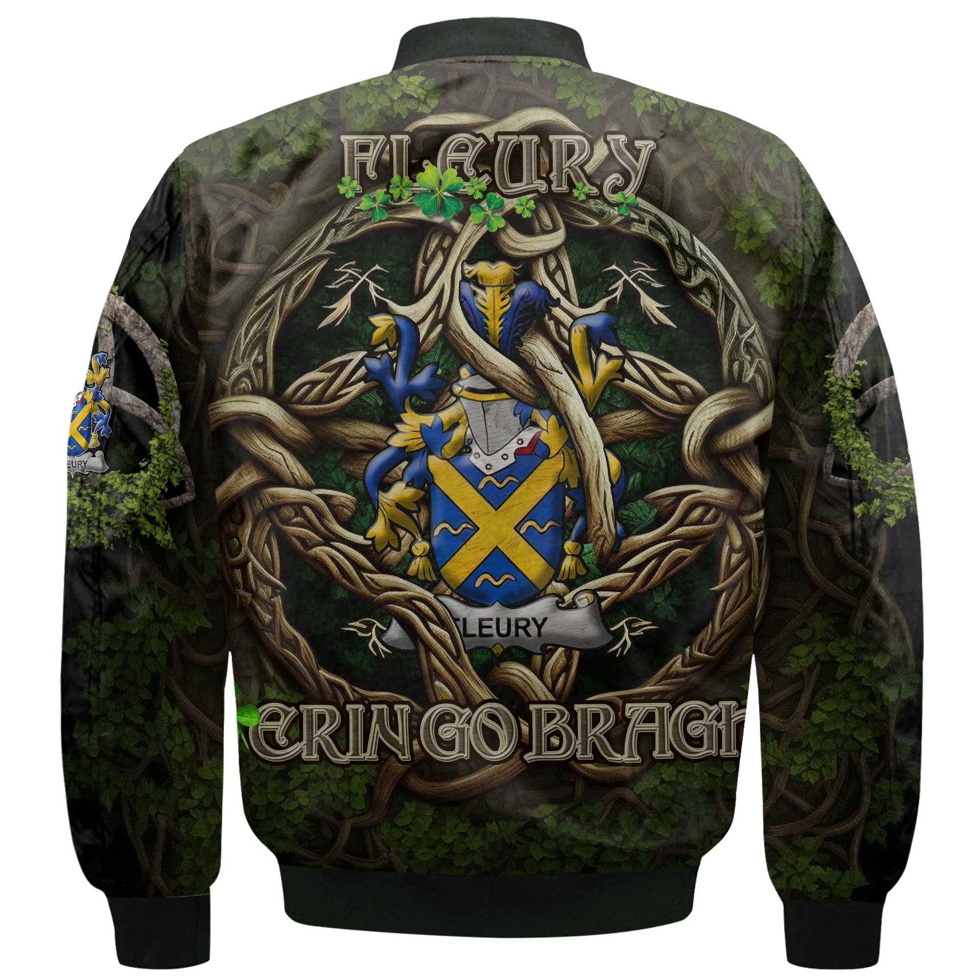 Fleury Bomber Jackets Ireland Is My Root Style