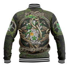 Flower Baseball Jackets Ireland Is My Root Style