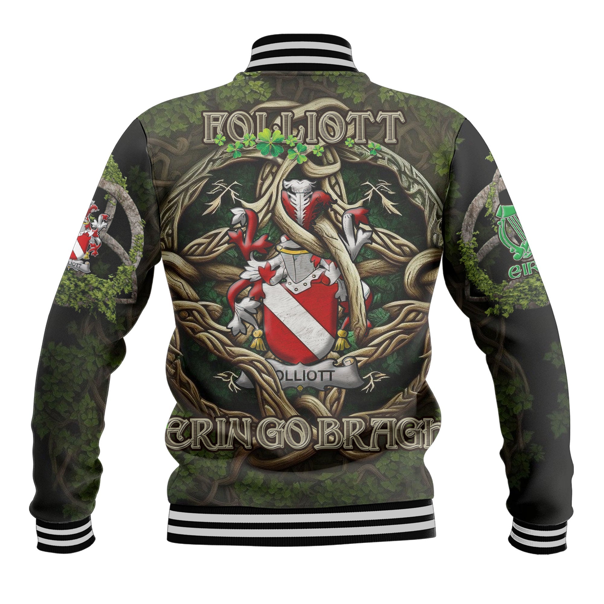 Folliott Baseball Jackets Ireland Is My Root Style