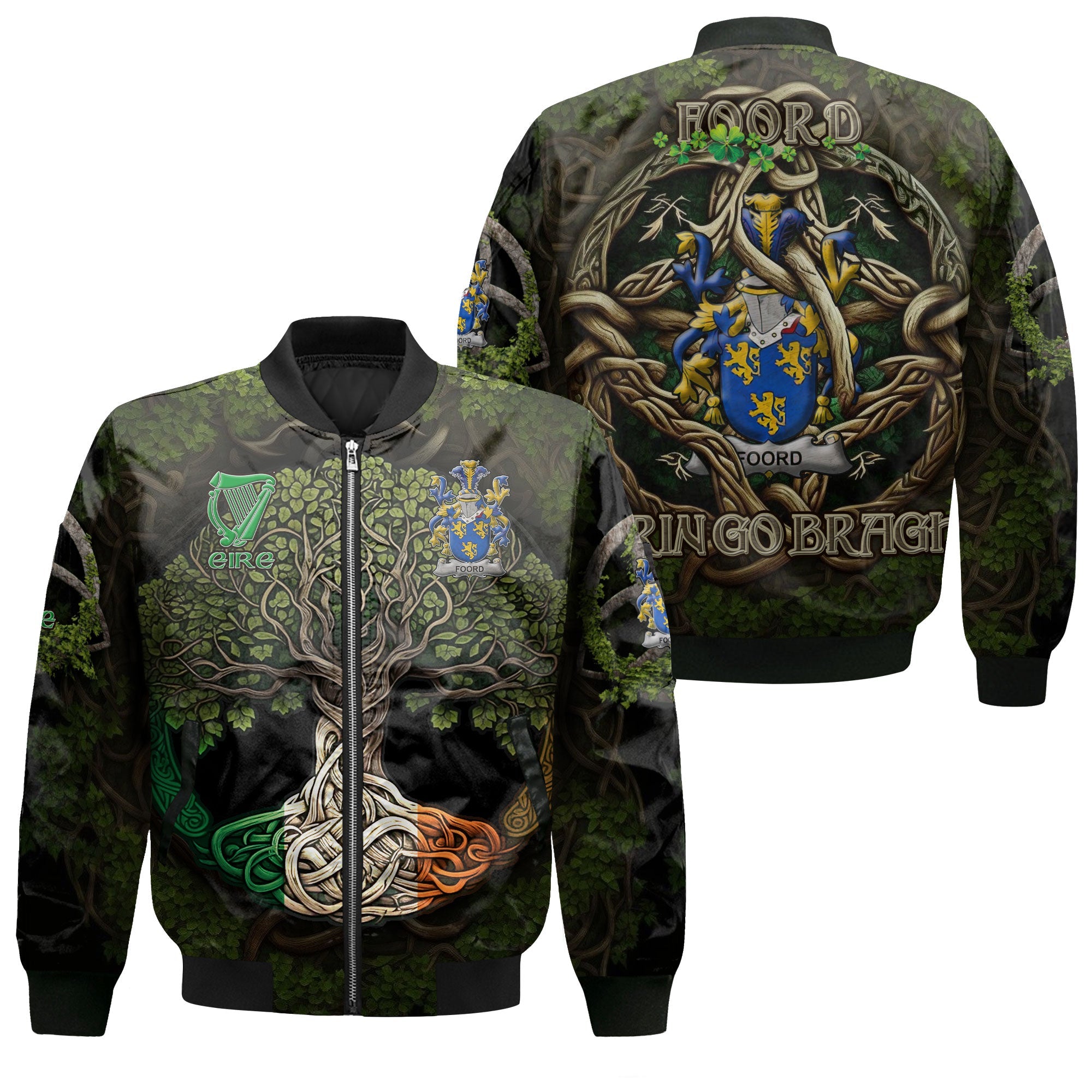 Foord Bomber Jackets Ireland Is My Root Style