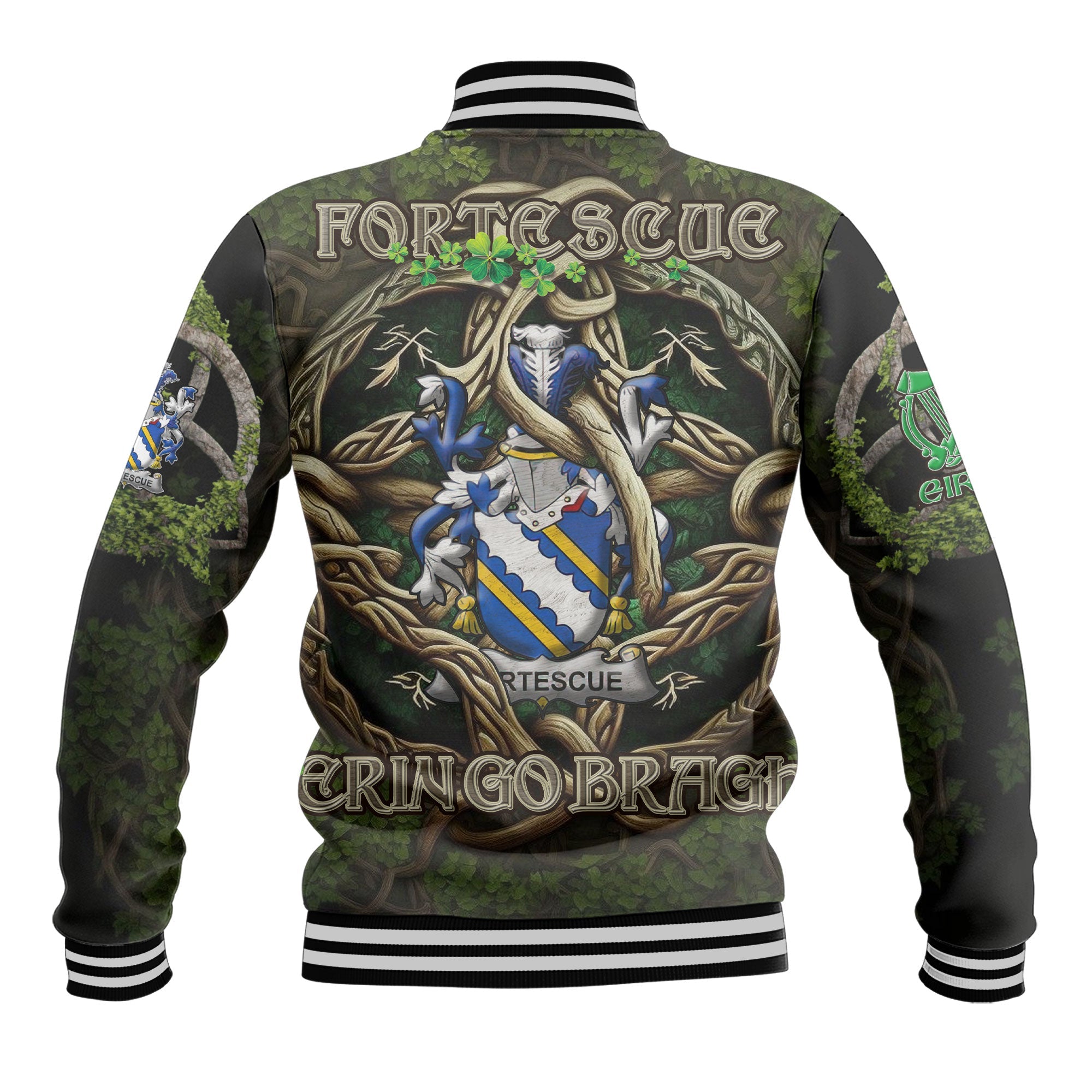 Fortescue Baseball Jackets Ireland Is My Root Style