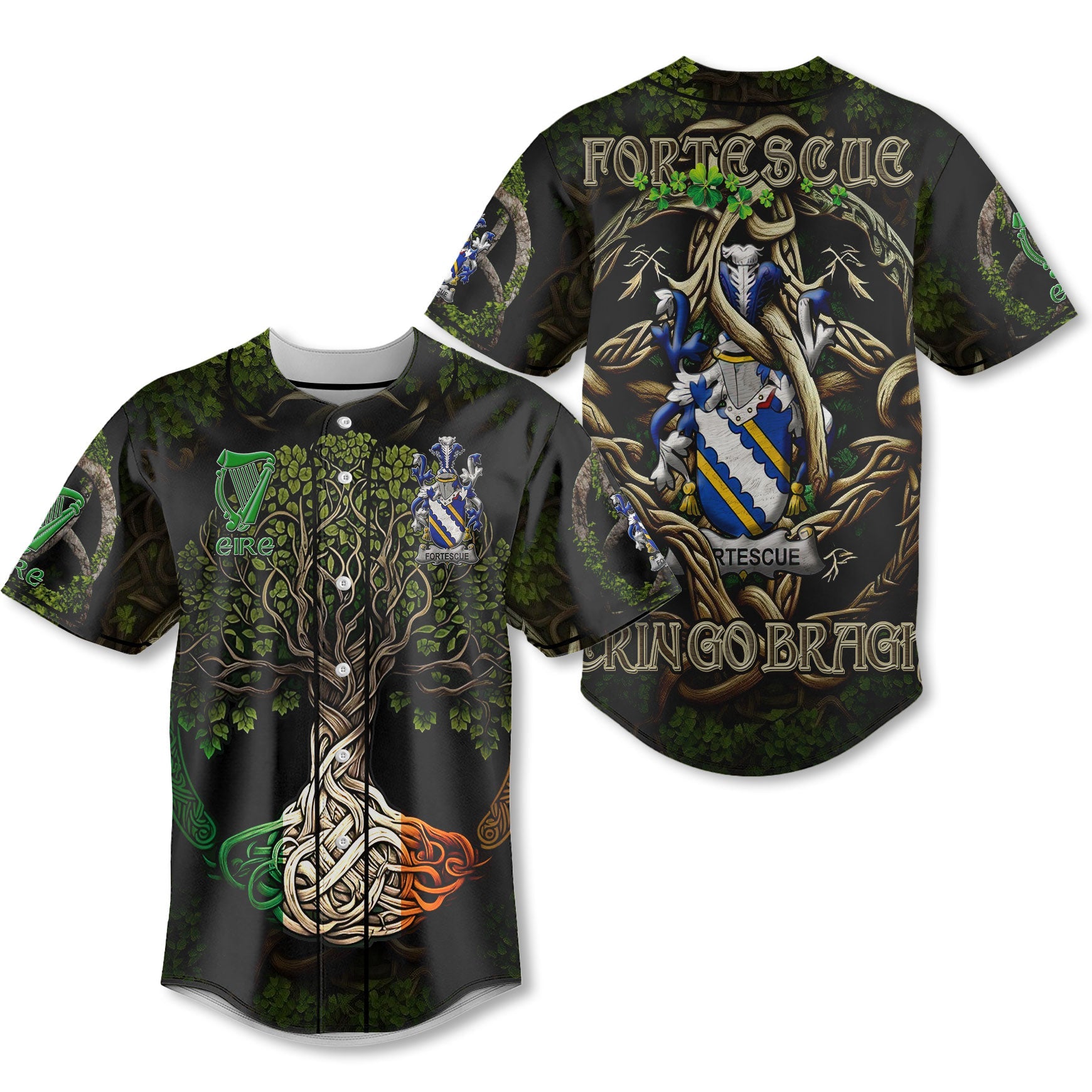 Fortescue Baseball Jerseys Ireland Is My Root Style
