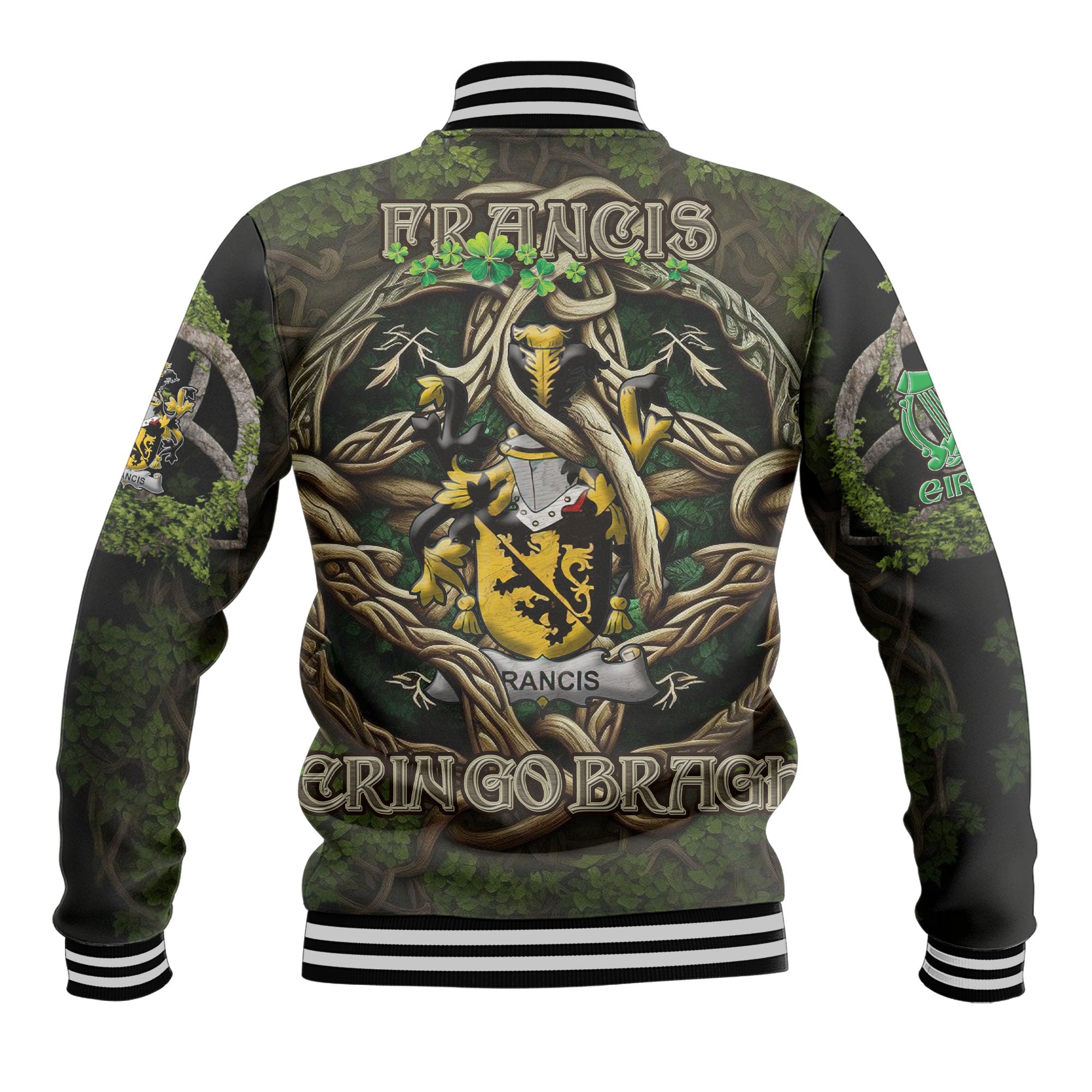 Francis Baseball Jackets Ireland Is My Root Style