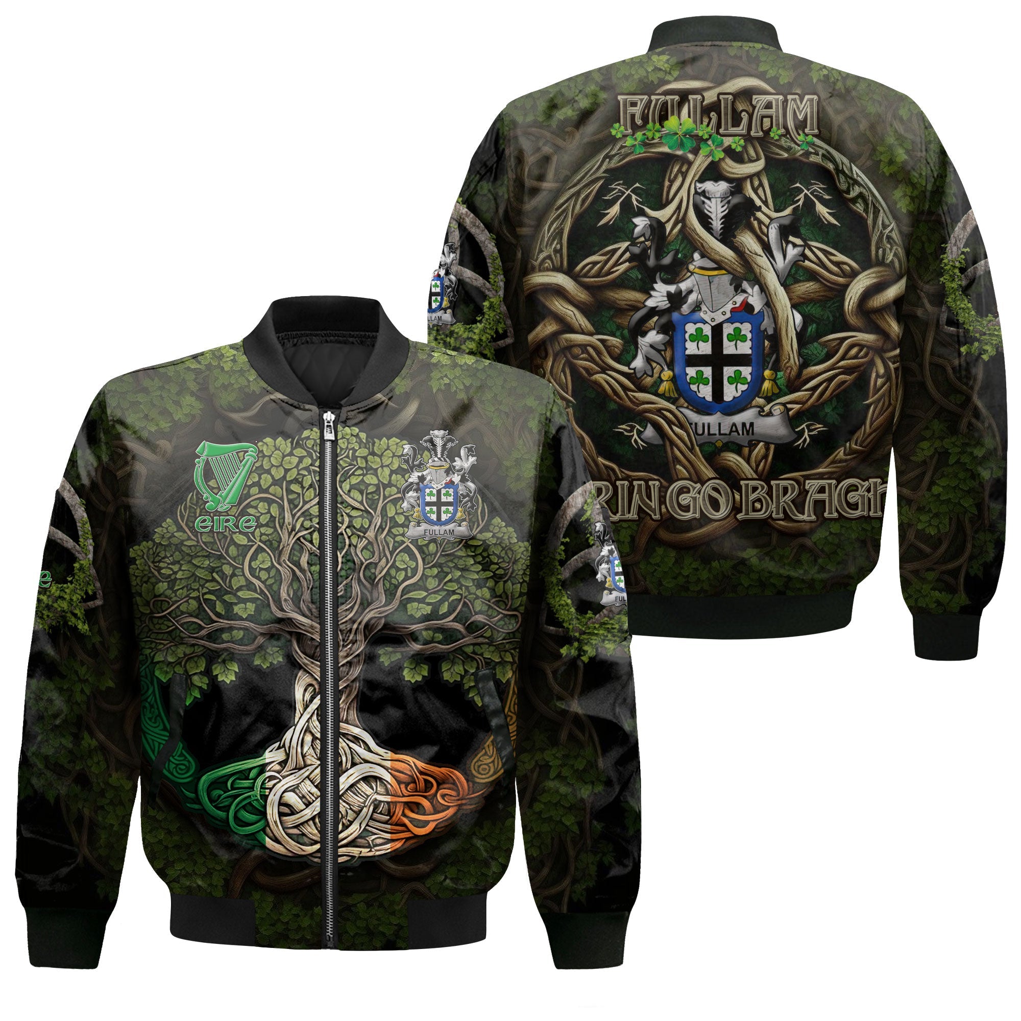 Fullam Bomber Jackets Ireland Is My Root Style
