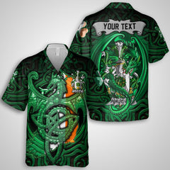 Furlong Hawaiian Shirts The Green Dragon Of Ireland Style