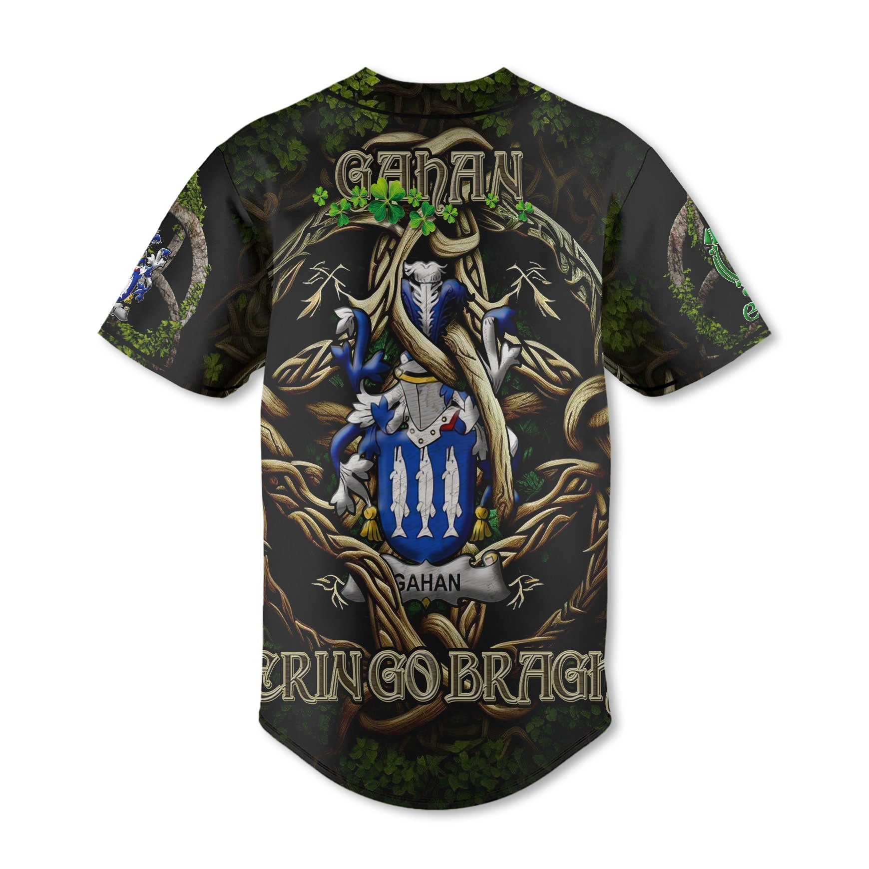 Gahan or McGahan Baseball Jerseys Ireland Is My Root Style