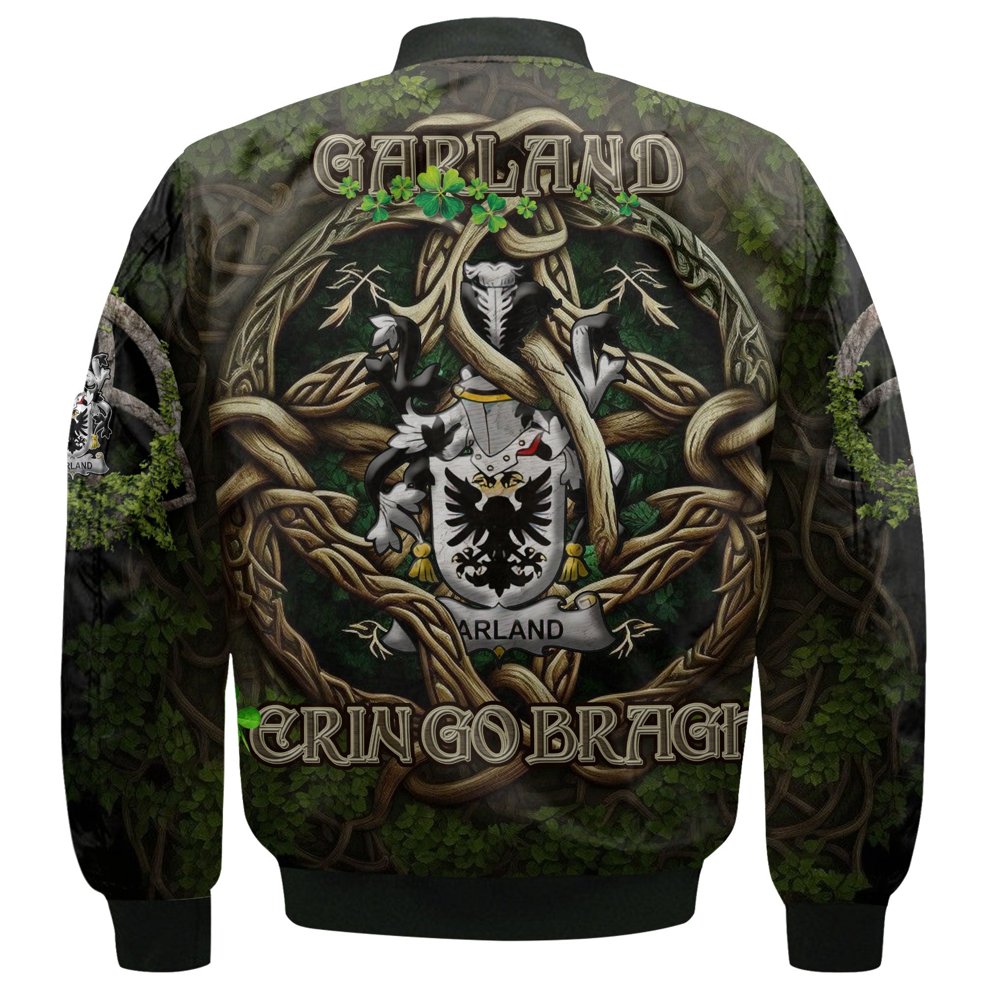 Garland or McGartland Bomber Jackets Ireland Is My Root Style