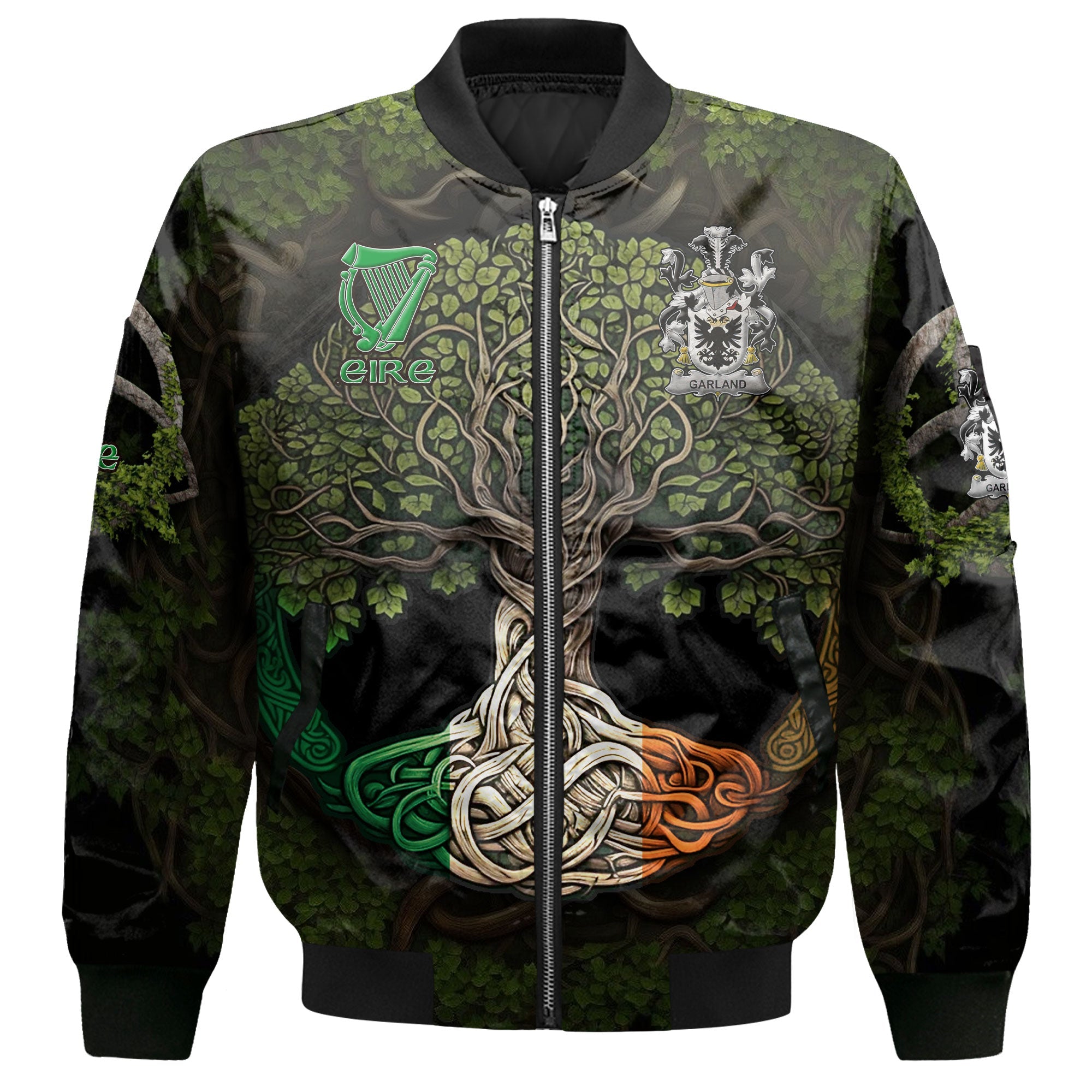 Garland or McGartland Bomber Jackets Ireland Is My Root Style