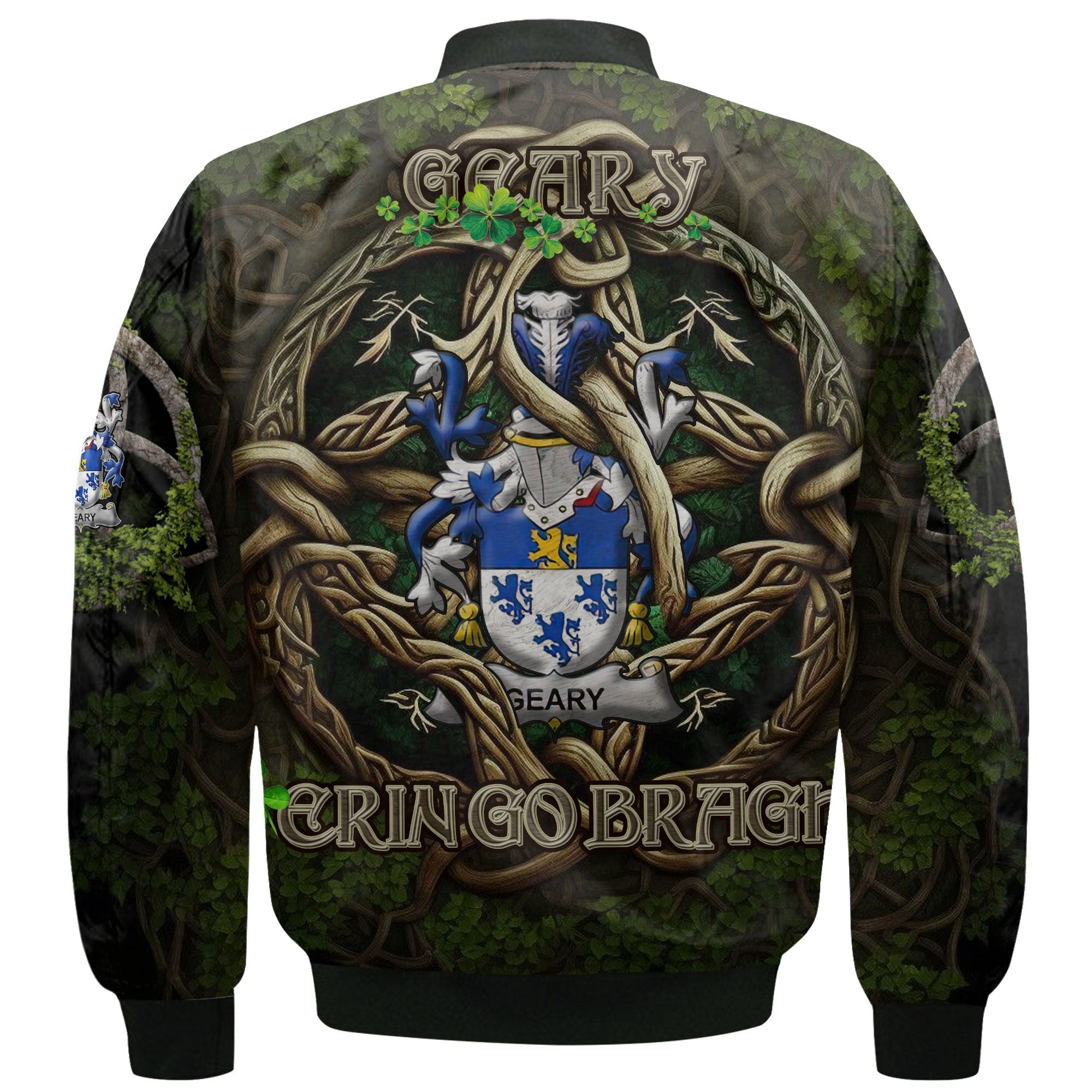 Geary or O Geary Bomber Jackets Ireland Is My Root Style