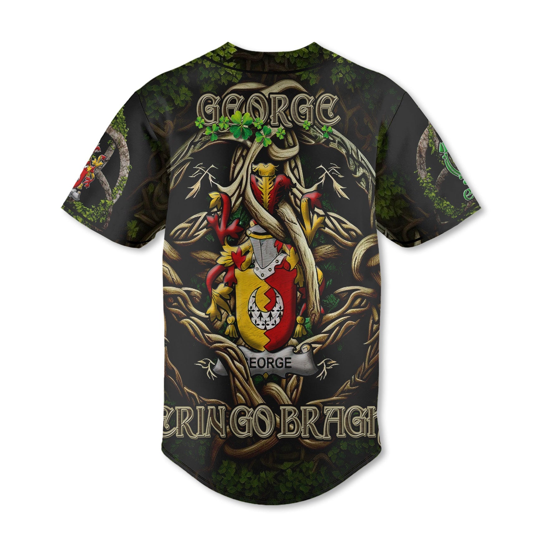 George Baseball Jerseys Ireland Is My Root Style