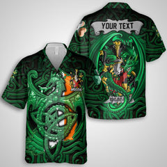 Giggins Hawaiian Shirts The Green Dragon Of Ireland Style