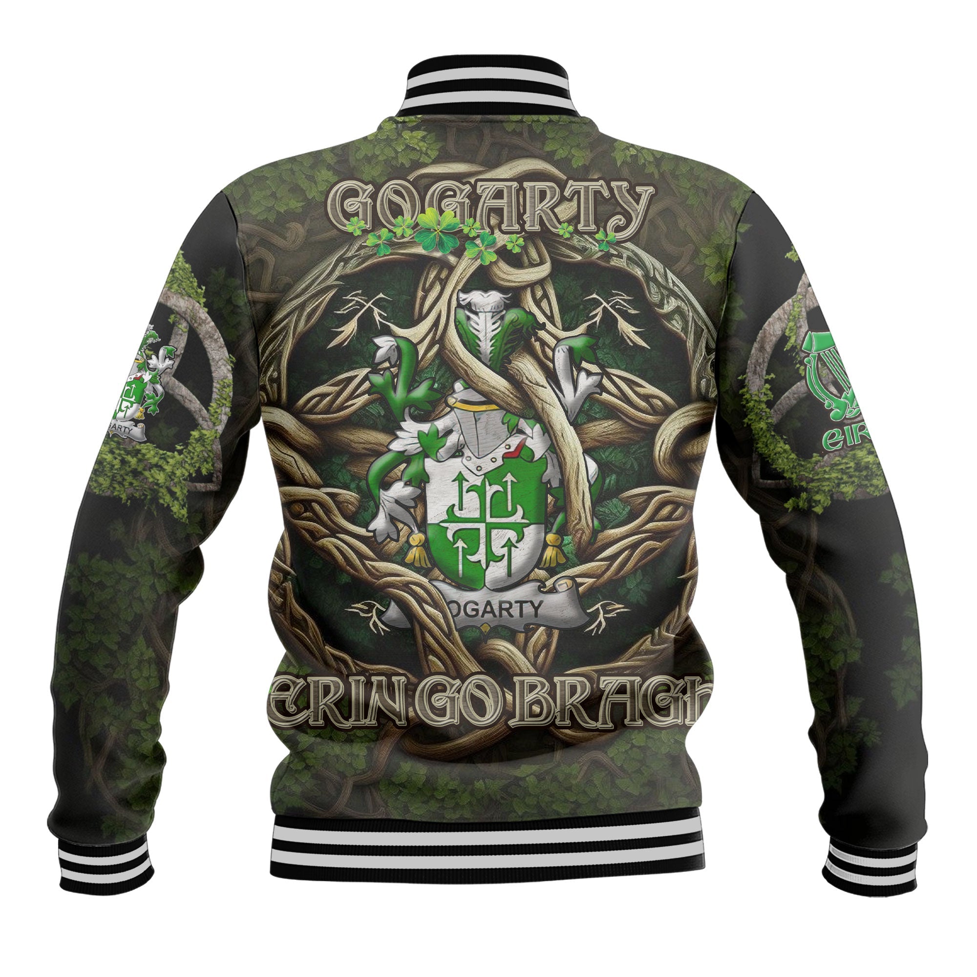 Gogarty Baseball Jackets Ireland Is My Root Style