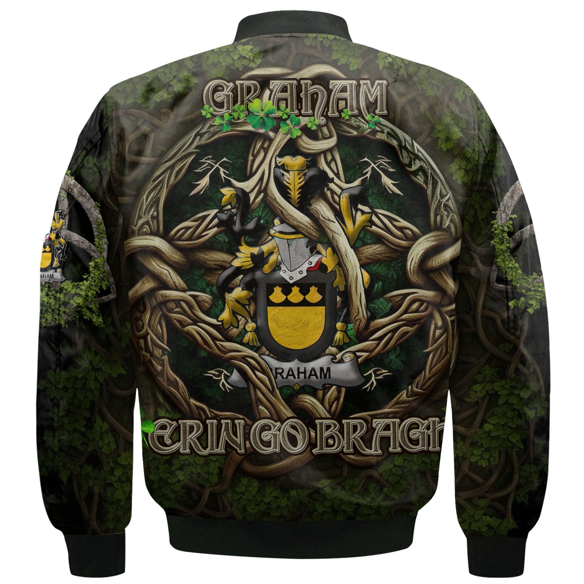 Graham or Grahan Bomber Jackets Ireland Is My Root Style