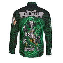 Grattan or McGrattan Long Sleeve Button Shirts The Green Dragon Of Ireland Style