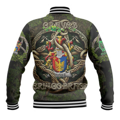 Graves or Greaves Baseball Jackets Ireland Is My Root Style