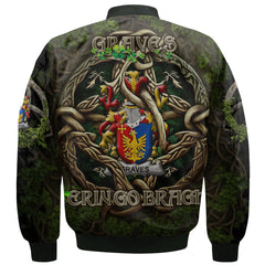 Graves or Greaves Bomber Jackets Ireland Is My Root Style