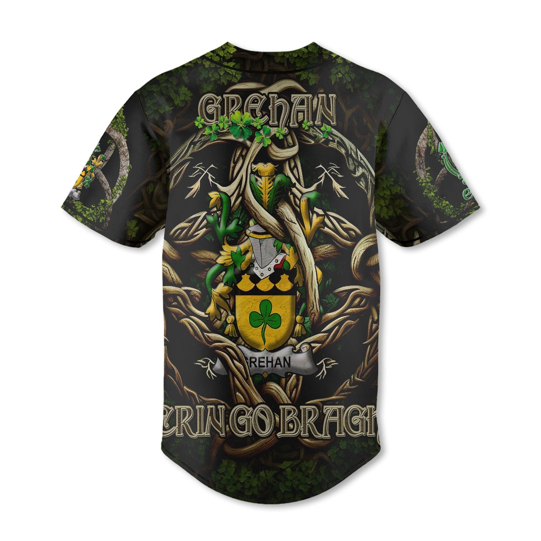Grehan or O Greaghan Baseball Jerseys Ireland Is My Root Style