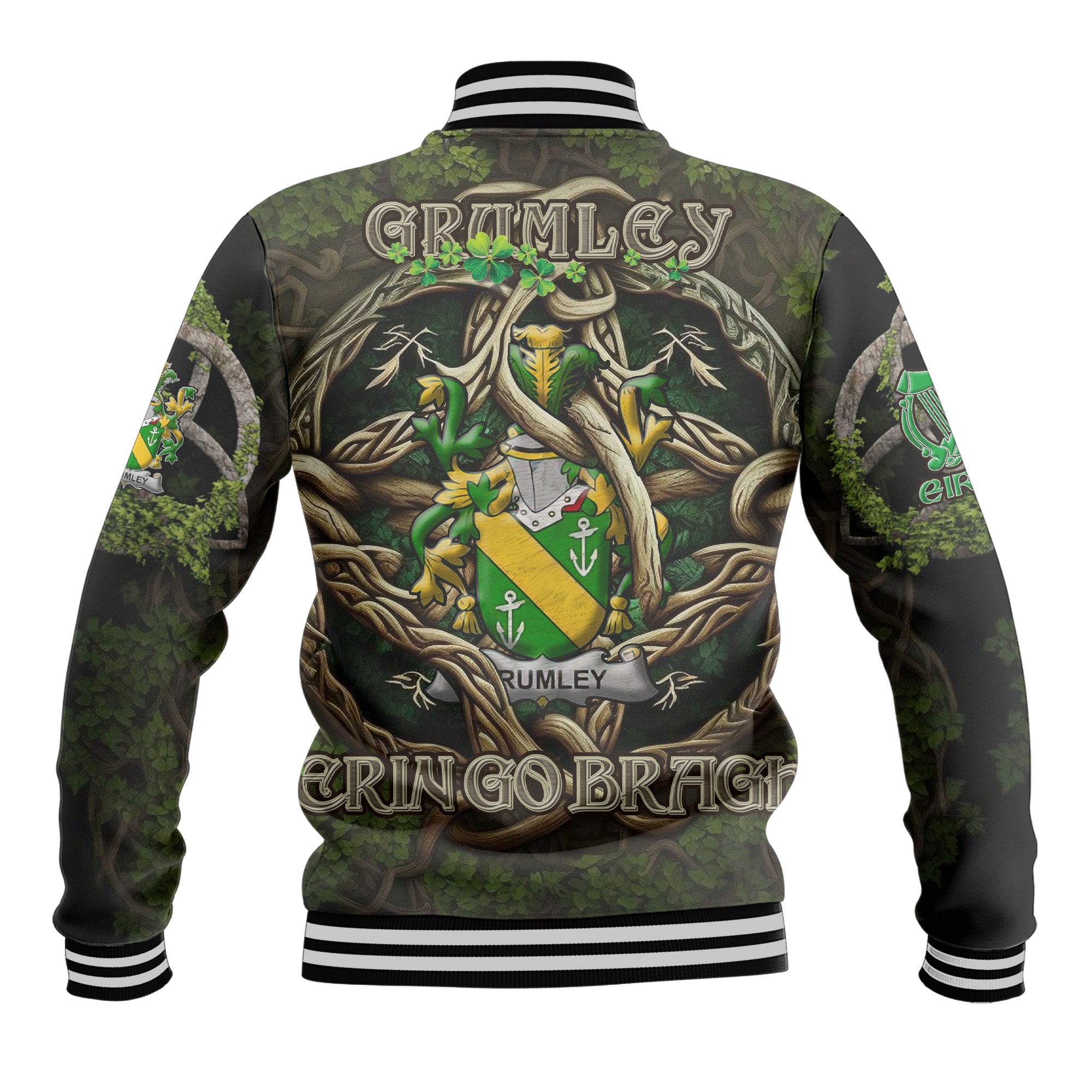 Grumley Baseball Jackets Ireland Is My Root Style