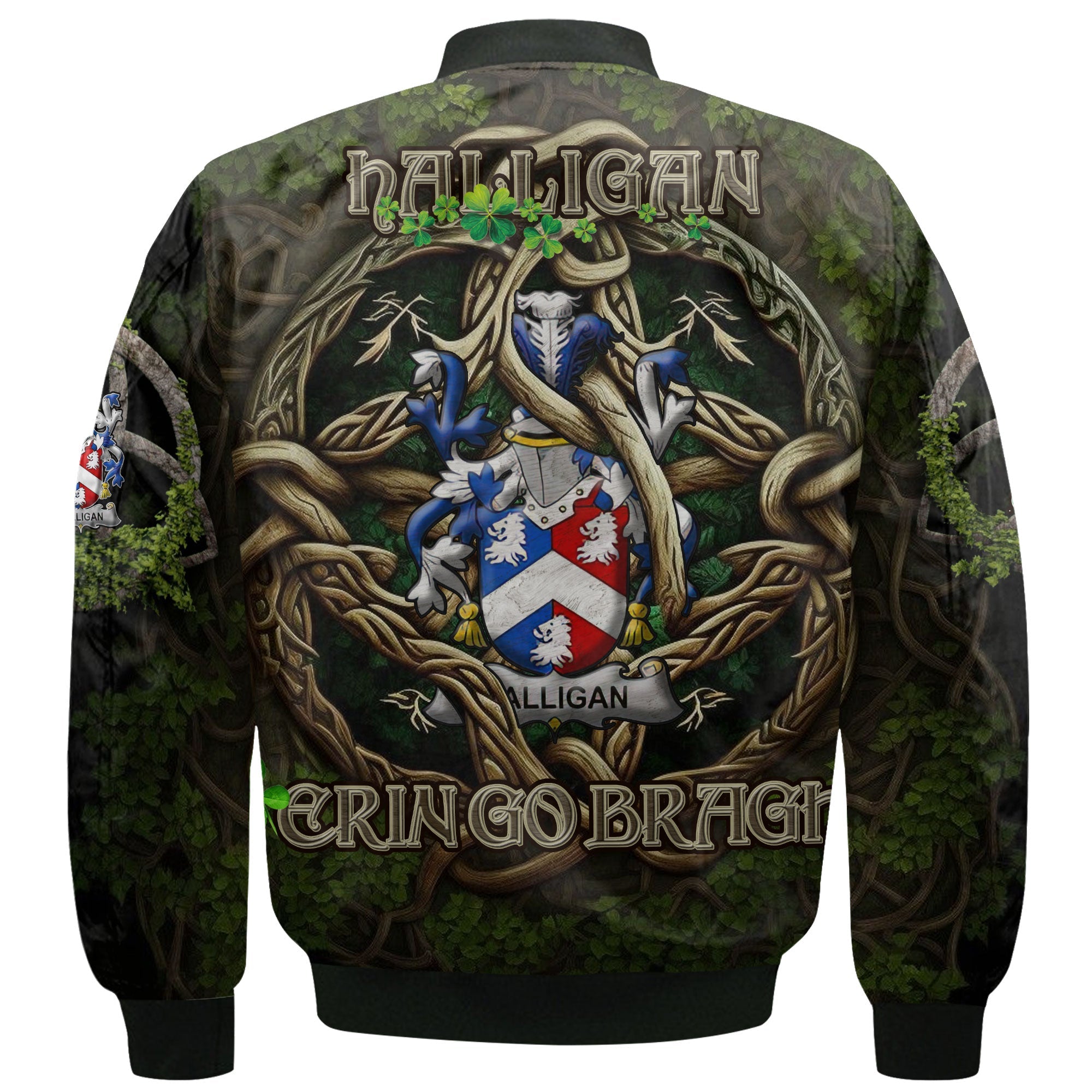 Halligan or O Halligan Bomber Jackets Ireland Is My Root Style