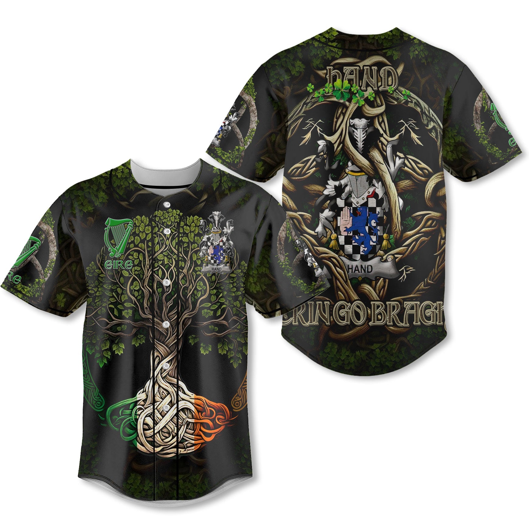 Hand or McClave Baseball Jerseys Ireland Is My Root Style