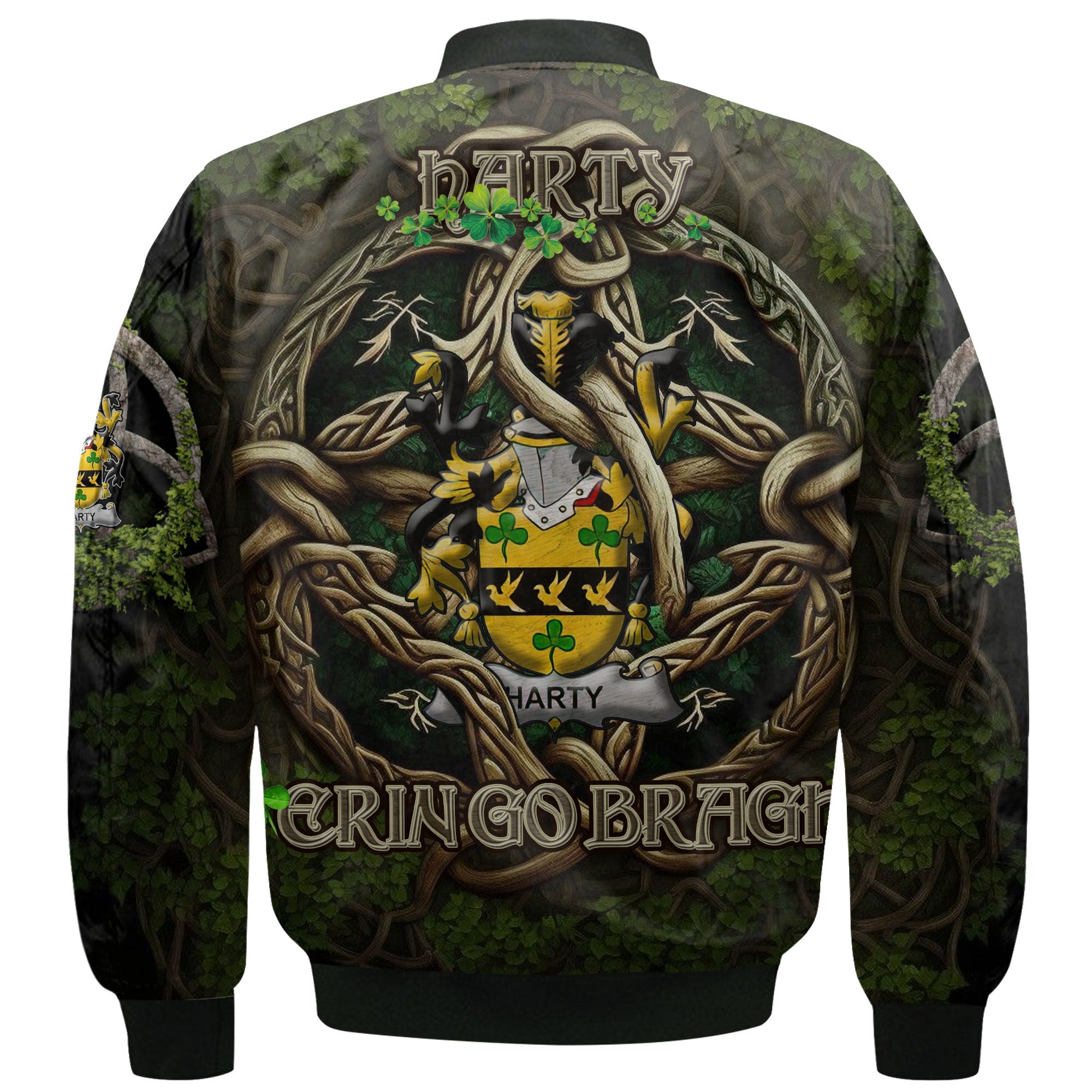 Harty or O Haherty Bomber Jackets Ireland Is My Root Style