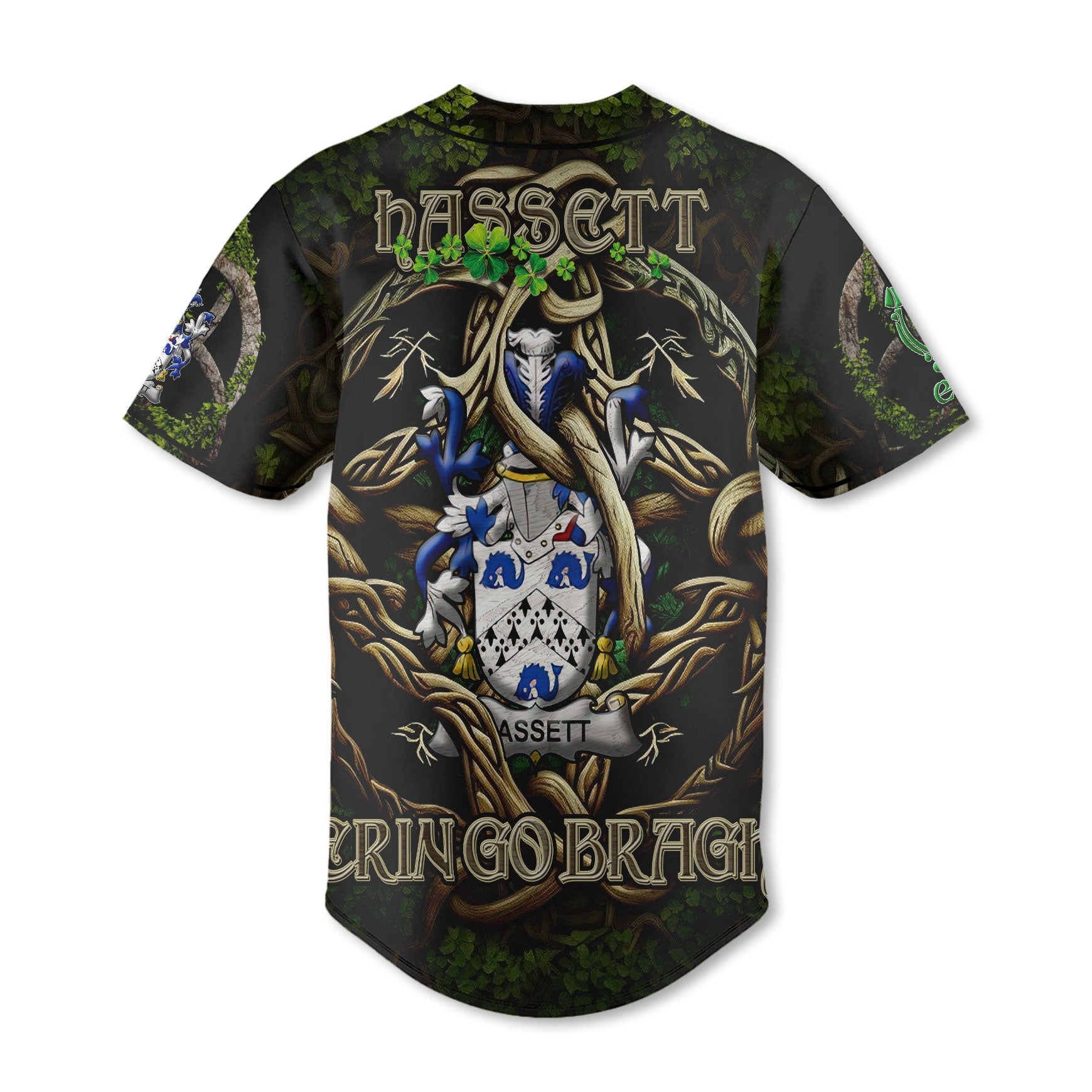Hassett or Hasset Baseball Jerseys Ireland Is My Root Style