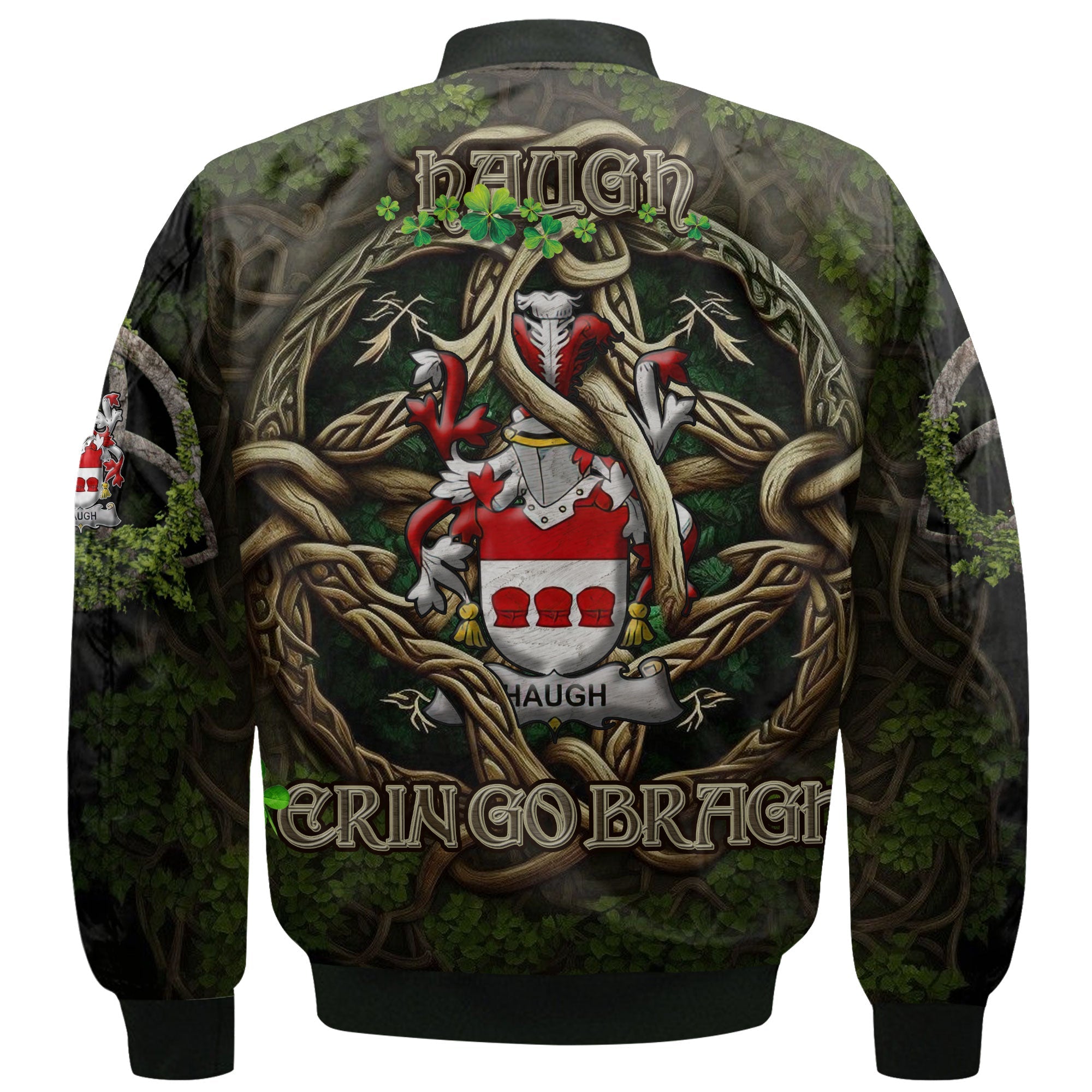 Haugh or O Hough Bomber Jackets Ireland Is My Root Style