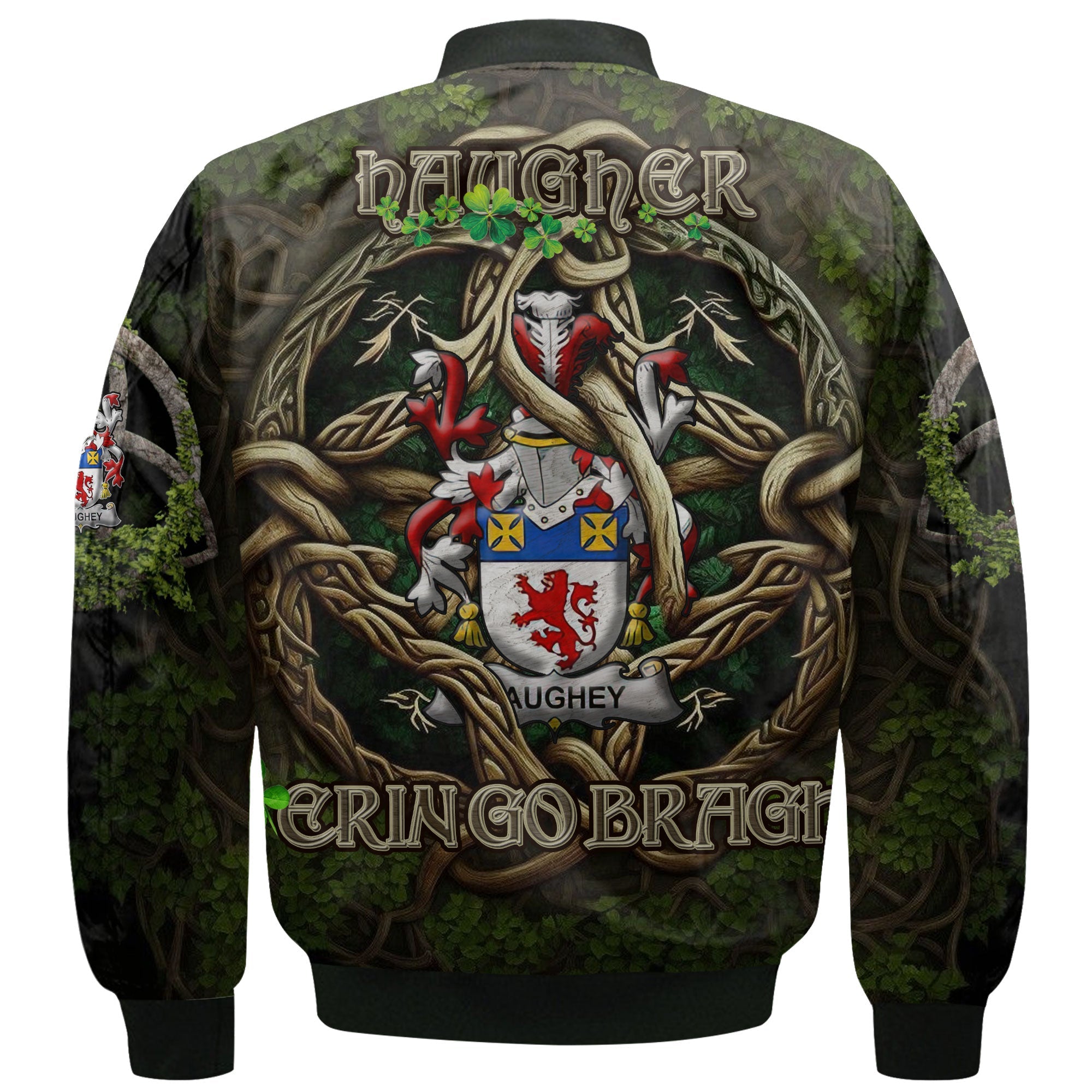 Haugher or O Haffey Bomber Jackets Ireland Is My Root Style