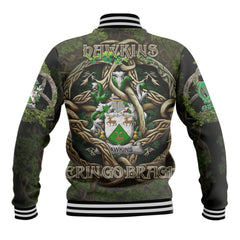 Hawkins or Haughan Baseball Jackets Ireland Is My Root Style