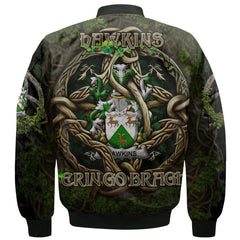 Hawkins or Haughan Bomber Jackets Ireland Is My Root Style