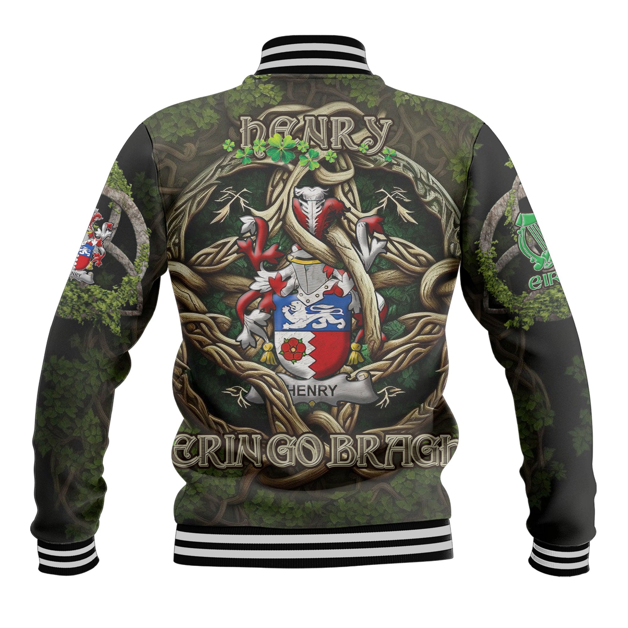 Henry or O Henry Baseball Jackets Ireland Is My Root Style
