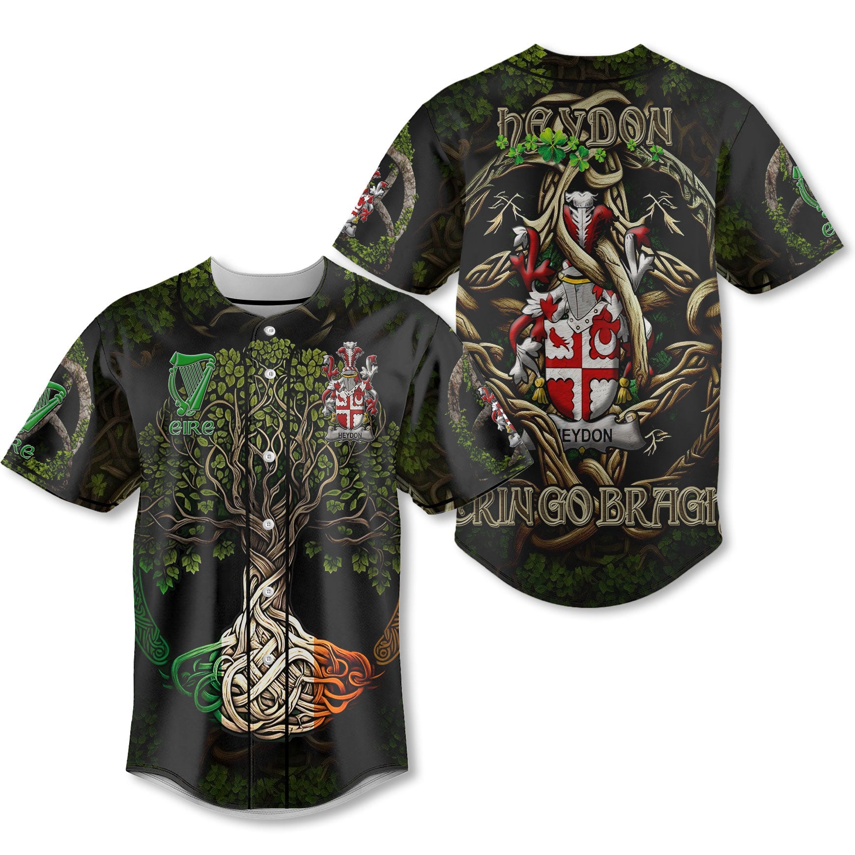 Heydon Baseball Jerseys Ireland Is My Root Style
