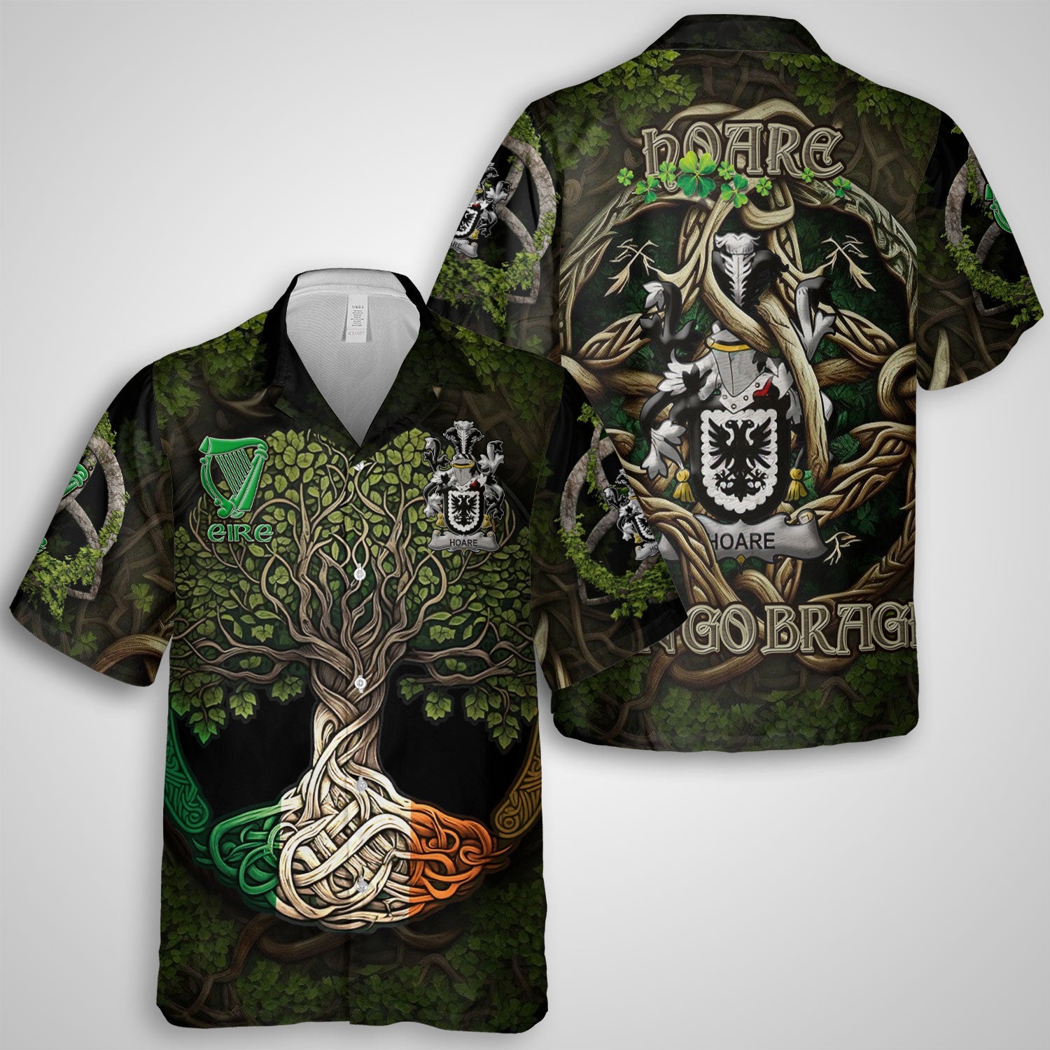 Hoare Hawaiian Shirts Ireland Is My Root Style