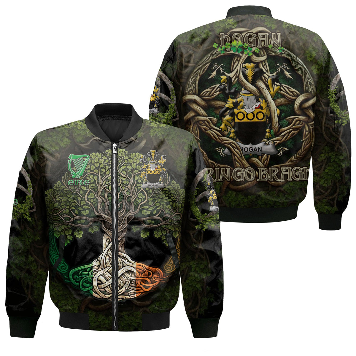 Hogan or O Hogan Bomber Jackets Ireland Is My Root Style