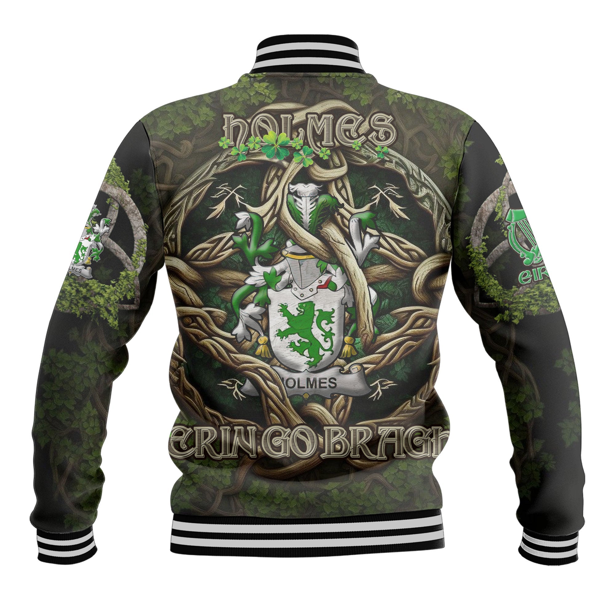 Holmes Baseball Jackets Ireland Is My Root Style