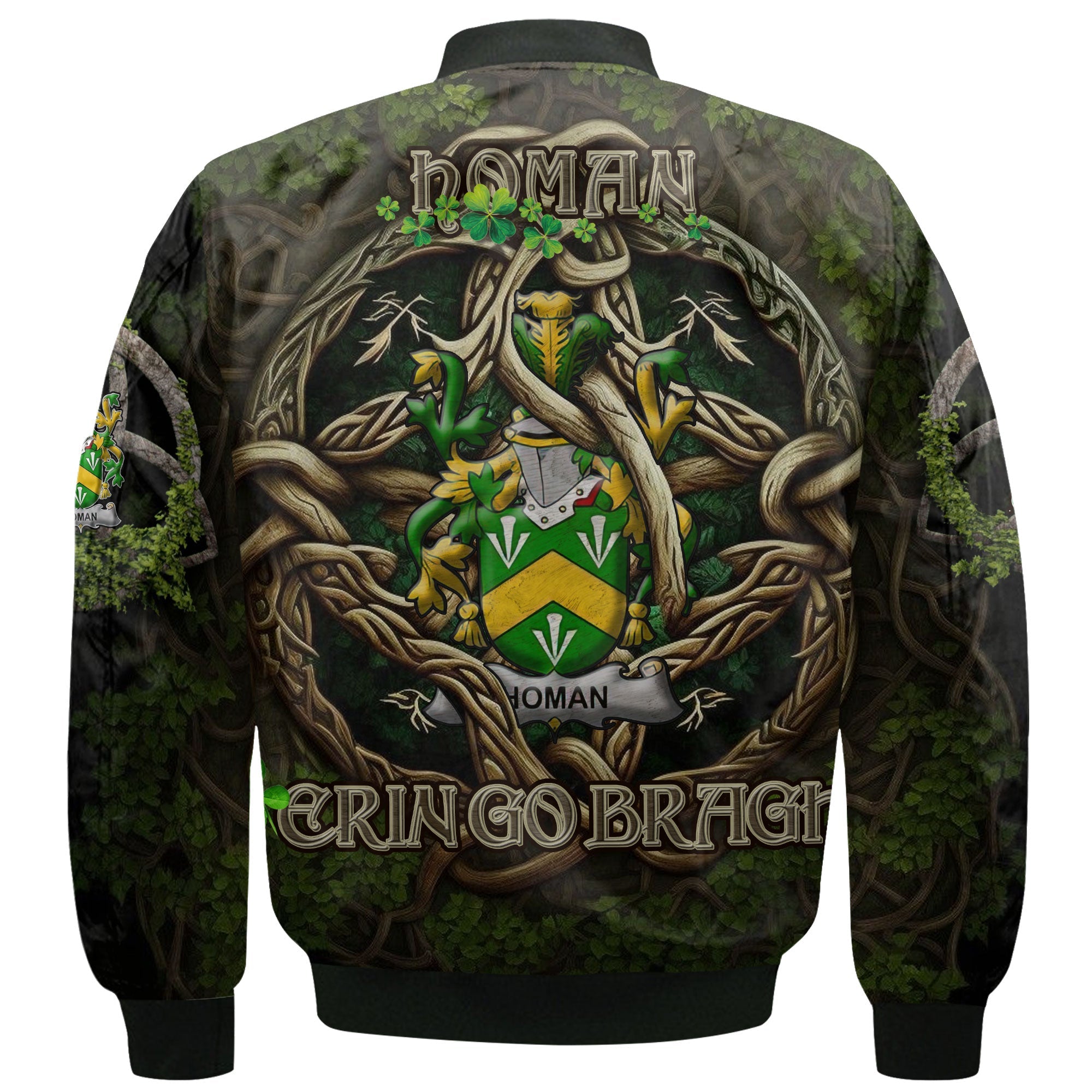 Homan or Howman Bomber Jackets Ireland Is My Root Style