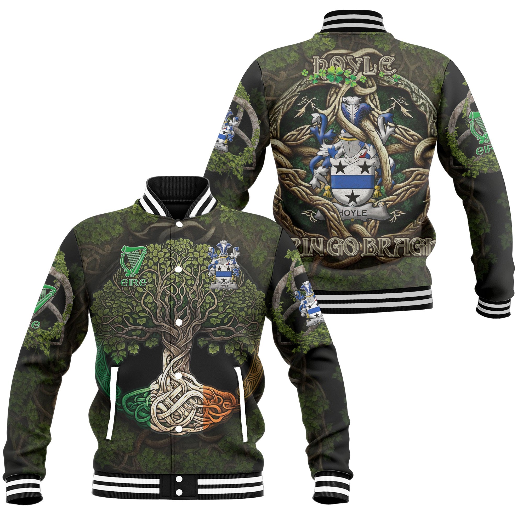 Hoyle or McIlhoyle Baseball Jackets Ireland Is My Root Style