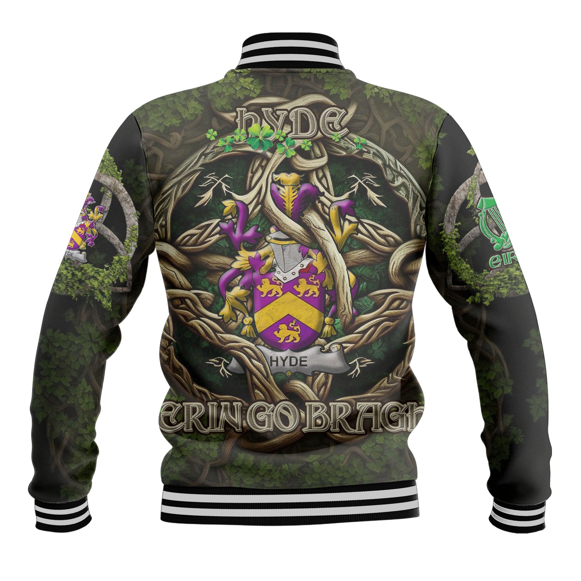 Hyde Baseball Jackets Ireland Is My Root Style