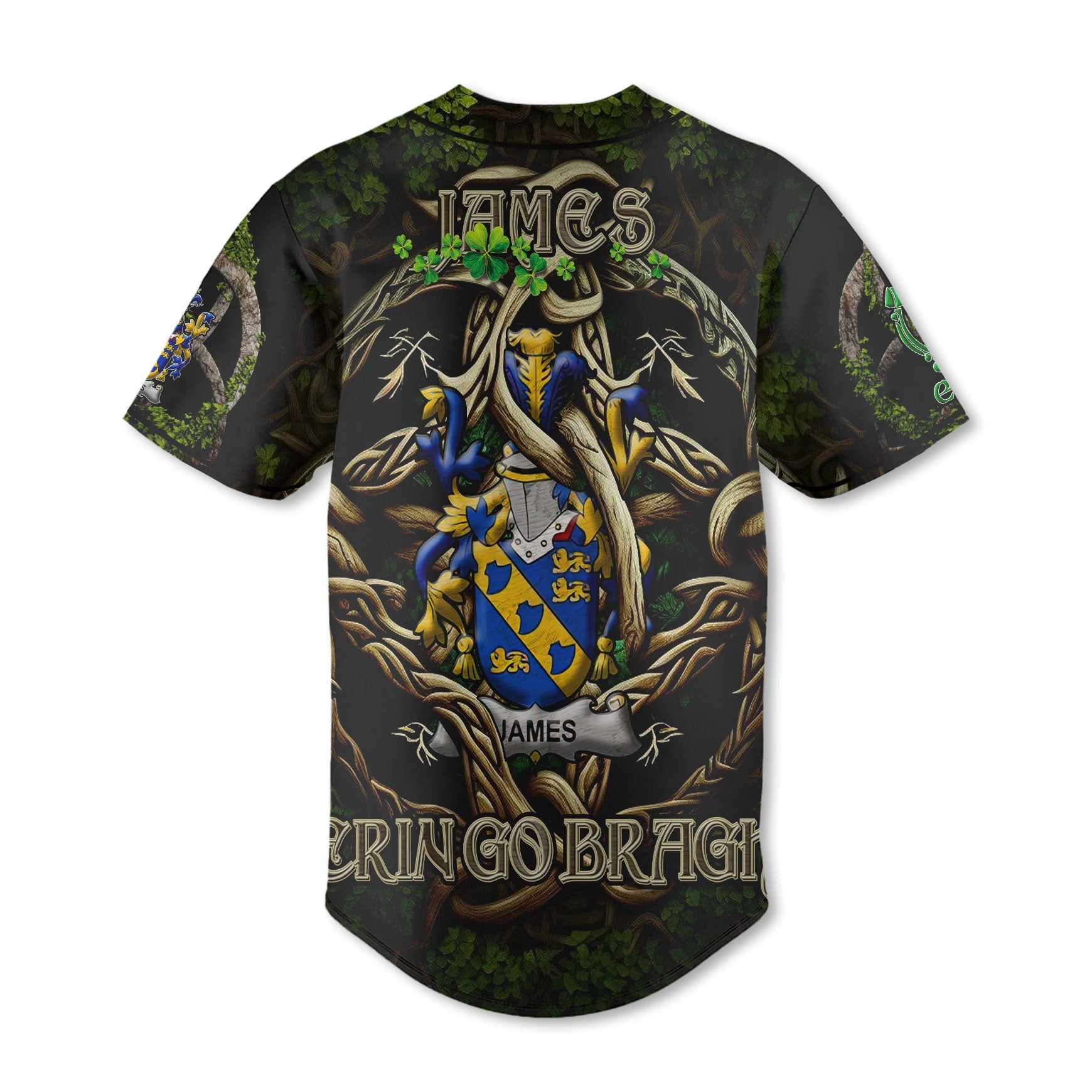 James Baseball Jerseys Ireland Is My Root Style