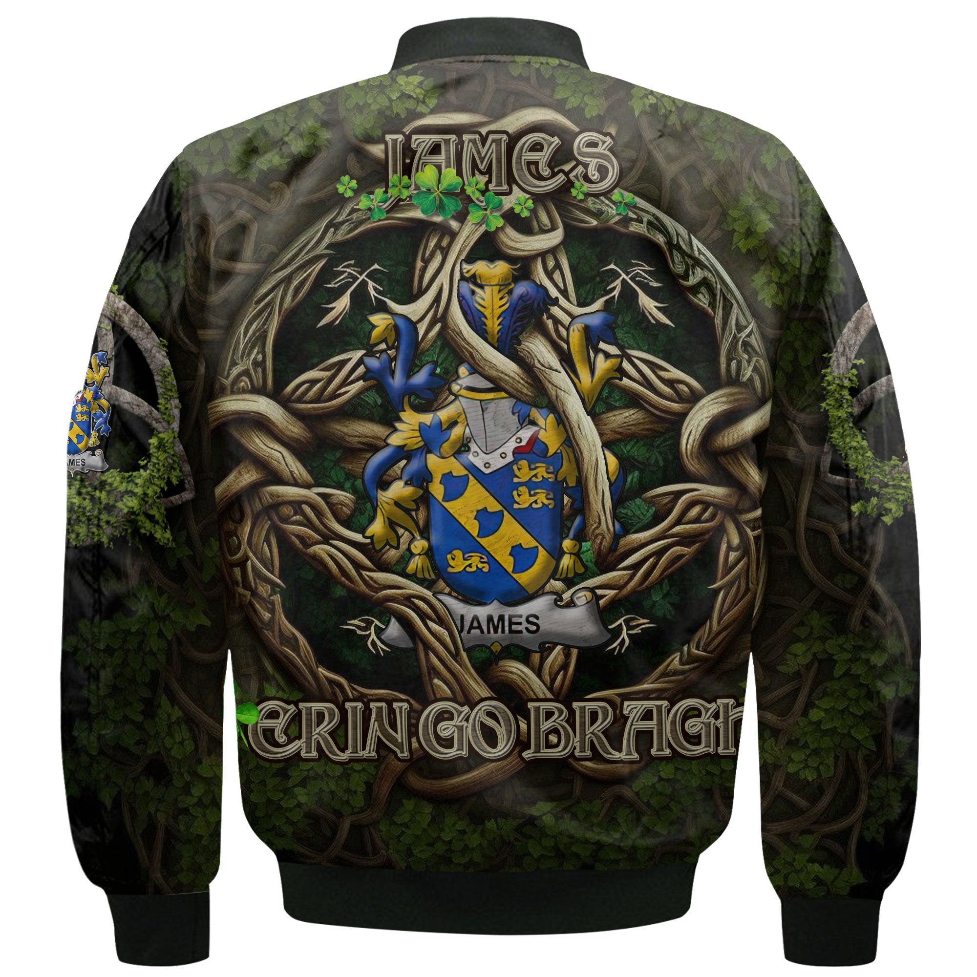 James Bomber Jackets Ireland Is My Root Style