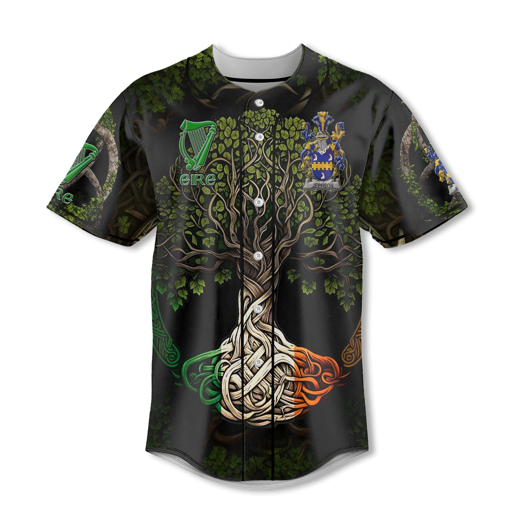 Jephson Baseball Jerseys Ireland Is My Root Style
