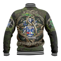 Keane or O Cahan Baseball Jackets Ireland Is My Root Style