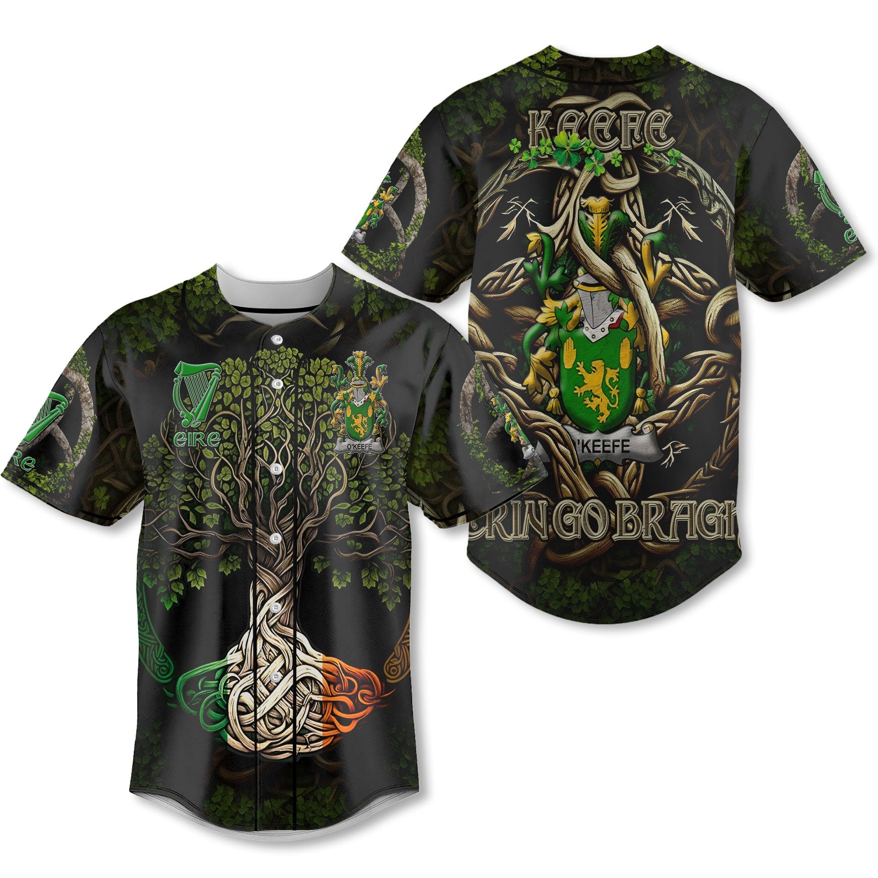 Keefe or O Keefe Baseball Jerseys Ireland Is My Root Style