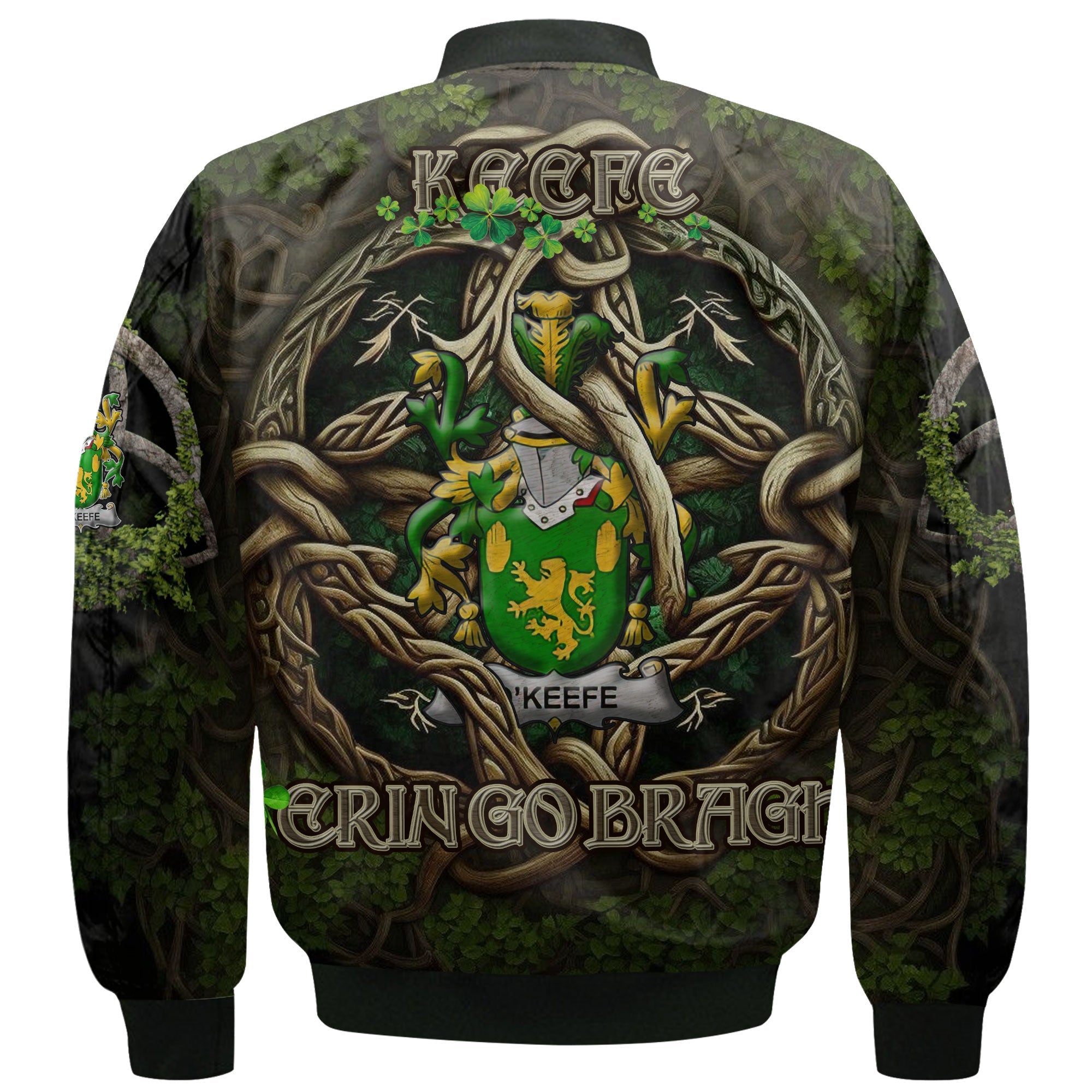 Keefe or O Keefe Bomber Jackets Ireland Is My Root Style