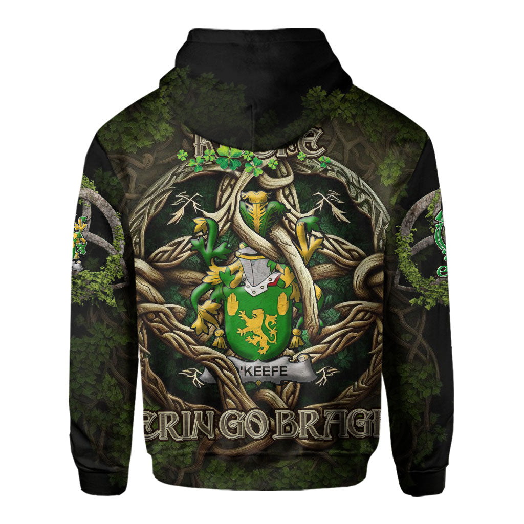 Keefe or O Keefe Hoodies Ireland Is My Root Style