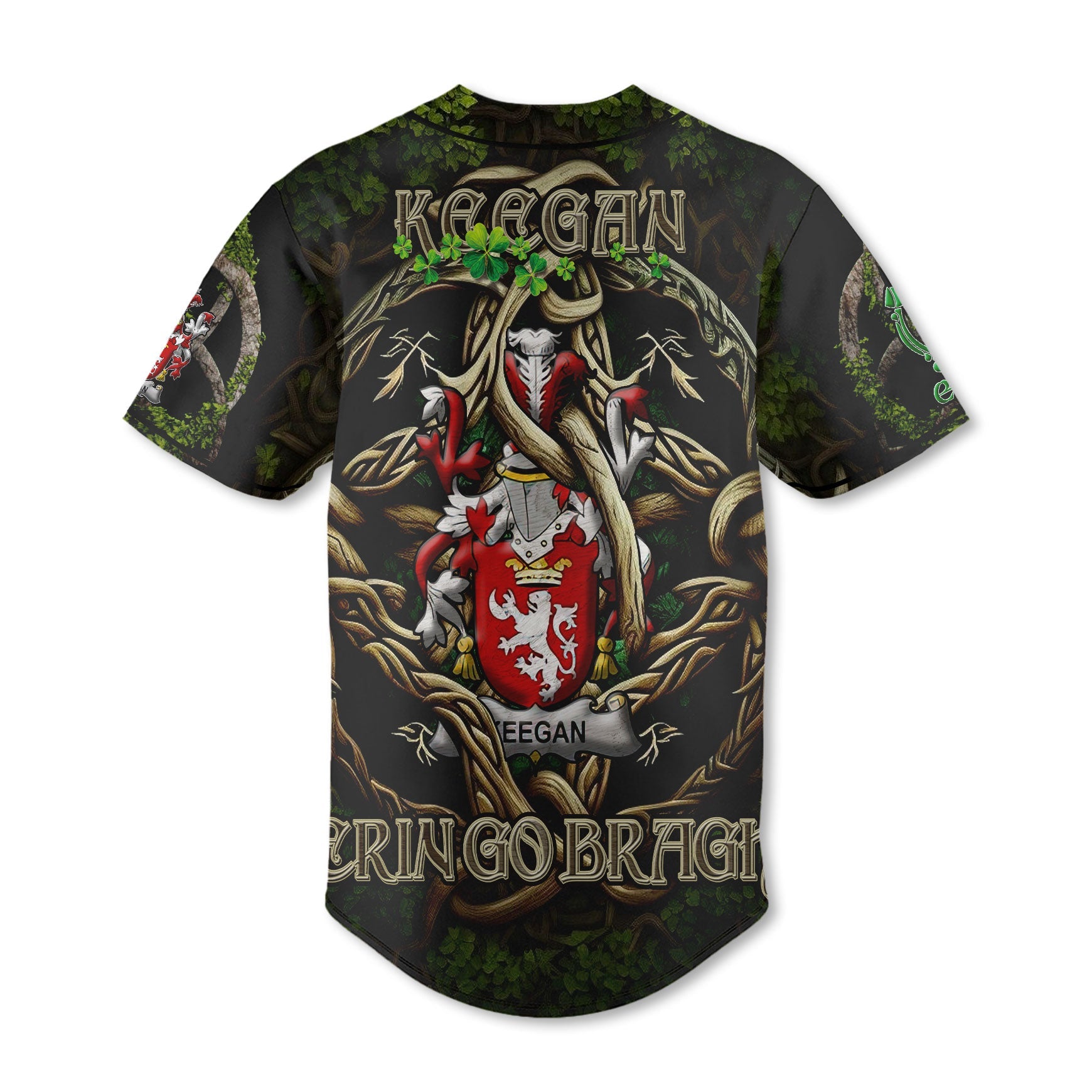 Keegan or Egan Baseball Jerseys Ireland Is My Root Style